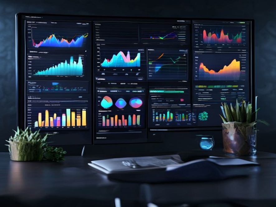 Business analytics dashboard